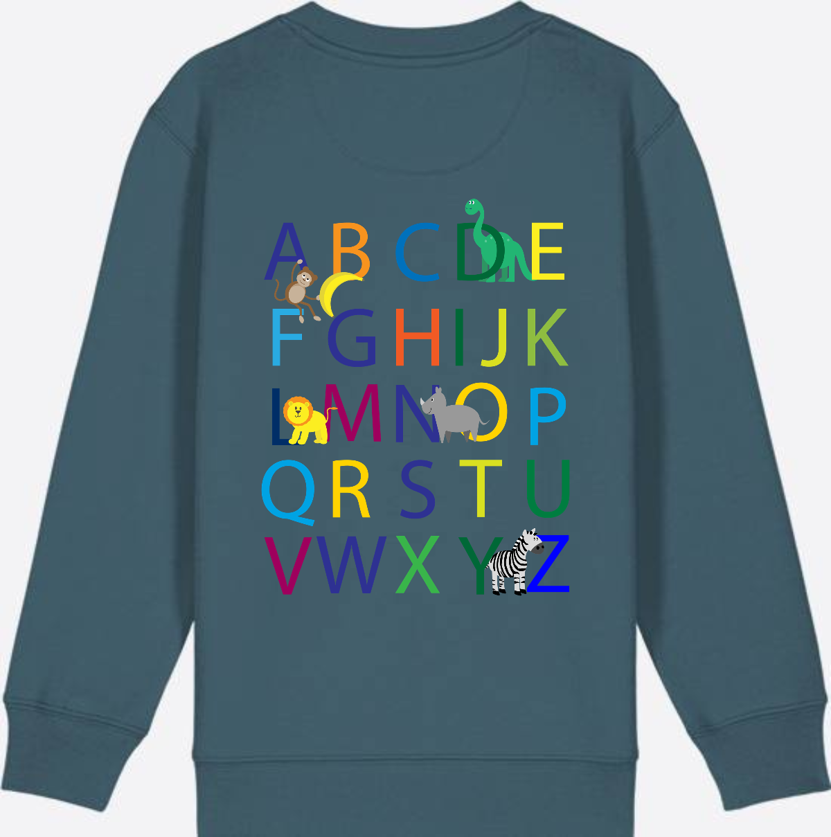 Einschulung Sweatshirt ABC – Personalisiert mit Namen - Stargazer
