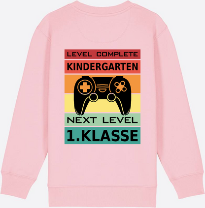 Einschulung Sweatshirt: Next Level 1. Klasse – Personalisiert - Cotton Pink