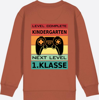 Einschulung Sweatshirt: Next Level 1. Klasse – Personalisiert - Heritage Brown