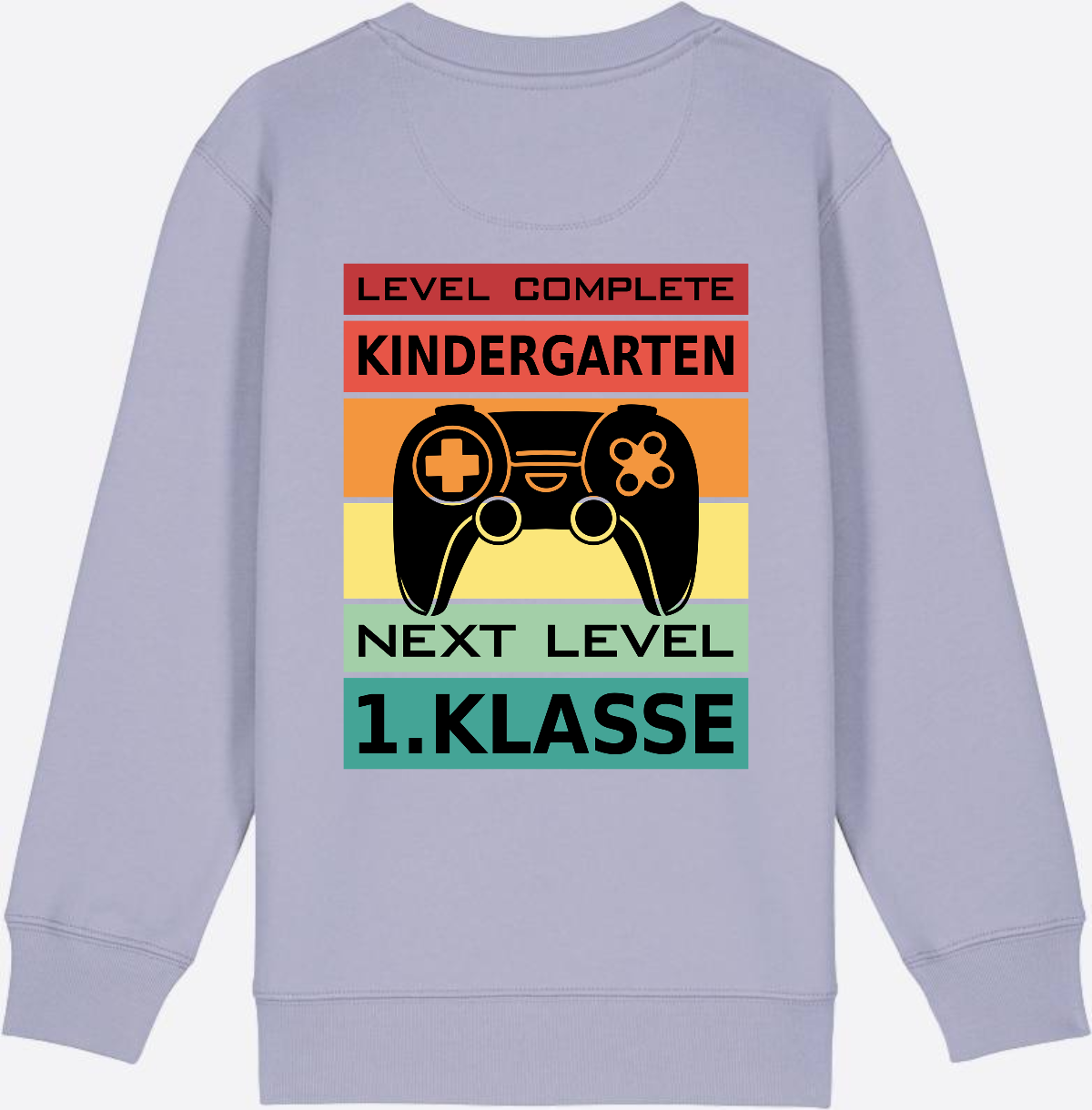 Einschulung Sweatshirt: Next Level 1. Klasse – Personalisiert - Lavender