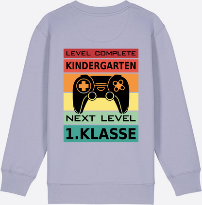Einschulung Sweatshirt: Next Level 1. Klasse – Personalisiert - Lavender