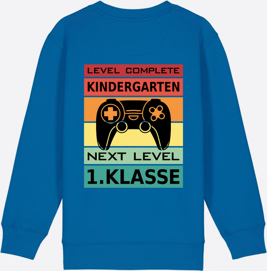 Einschulung Sweatshirt: Next Level 1. Klasse – Personalisiert - Royal Blue