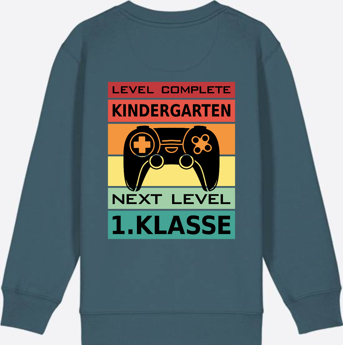 Einschulung Sweatshirt: Next Level 1. Klasse – Personalisiert - Stargazer