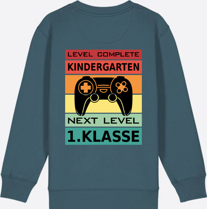 Einschulung Sweatshirt: Next Level 1. Klasse – Personalisiert - Stargazer