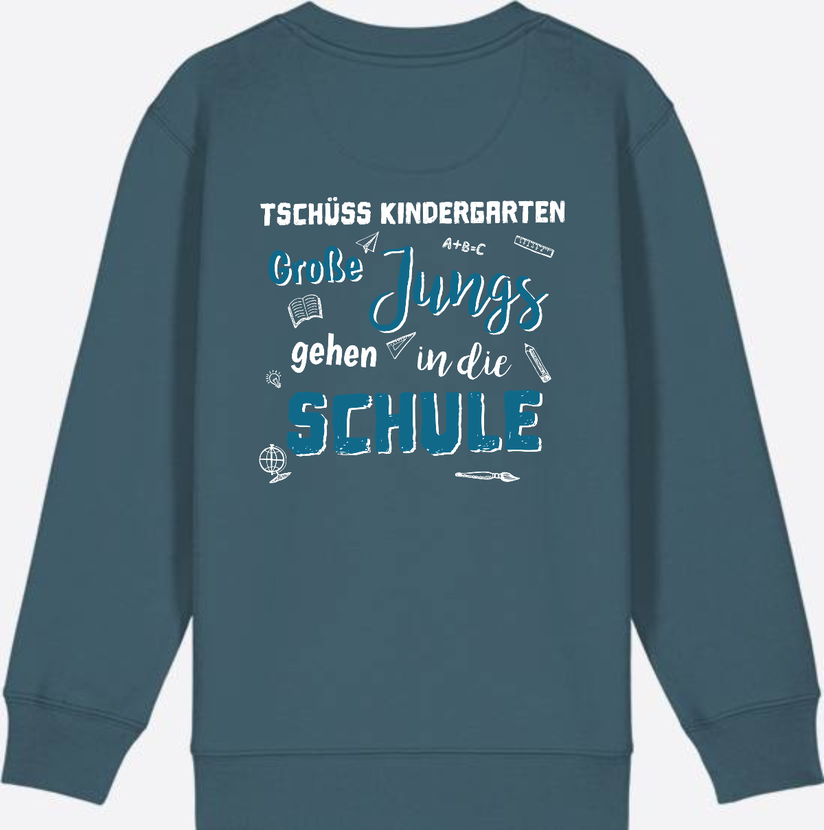 Einschulung Sweatshirt: Tschüss Kindergarten Große Jungs - Stargazer
