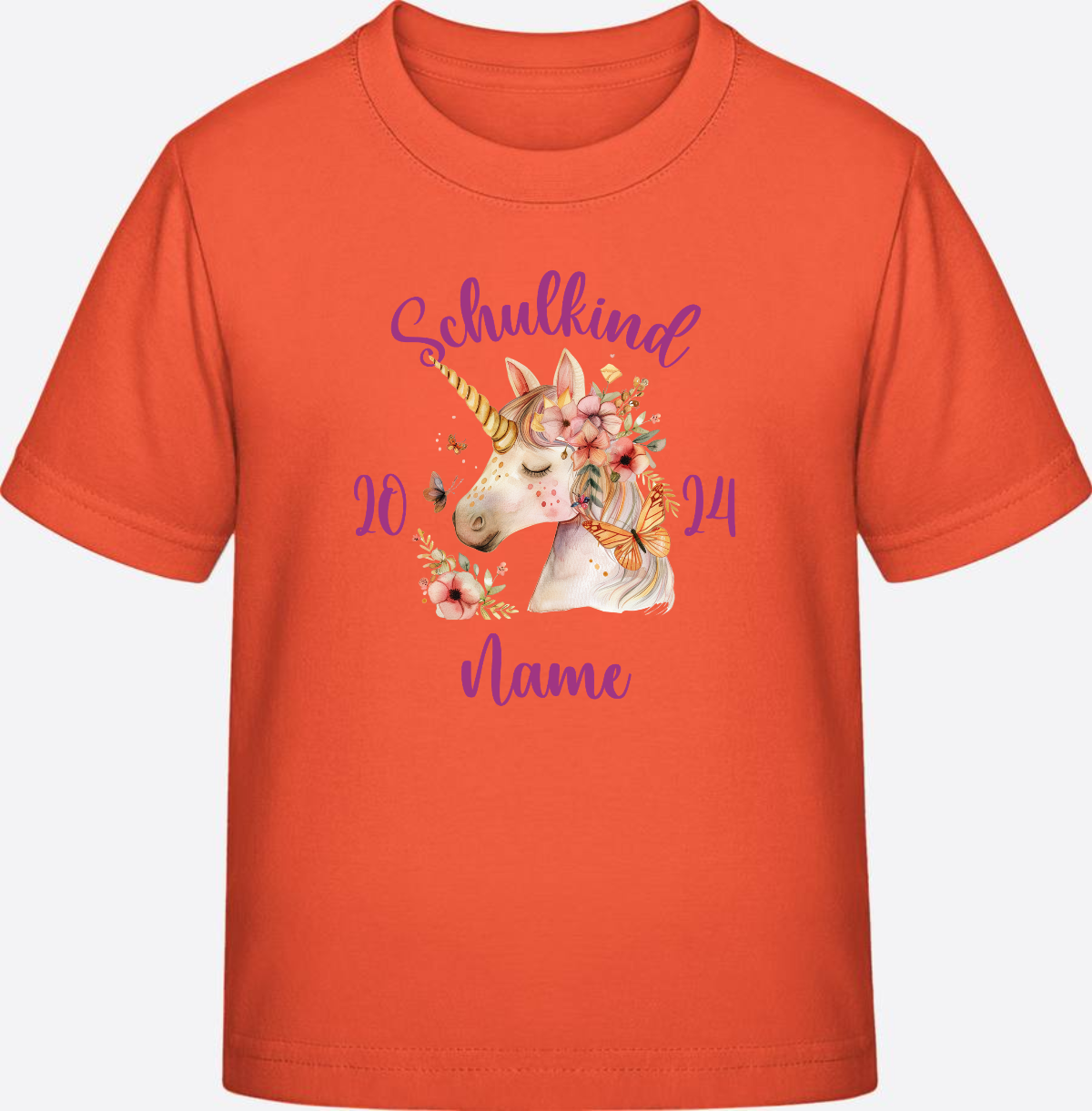Einschulung T-Shirt für Mädchen – Personalisiert mit Namen - Fiesta