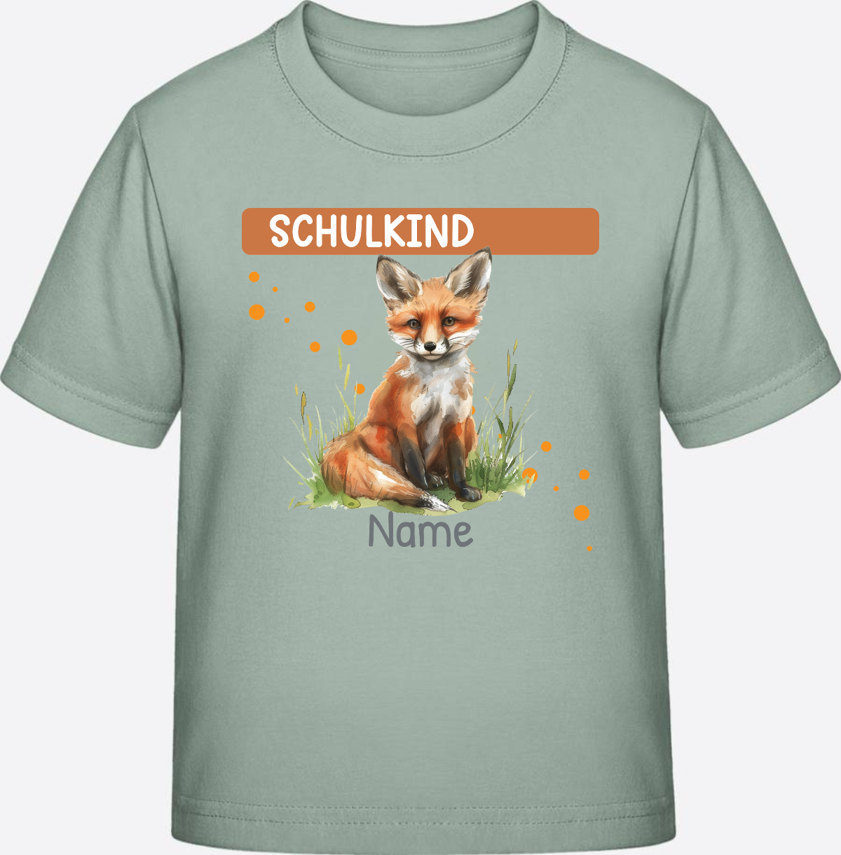Einschulung T-Shirt mit Wunschnamen – Geschenk zum Schulstart - Aloe