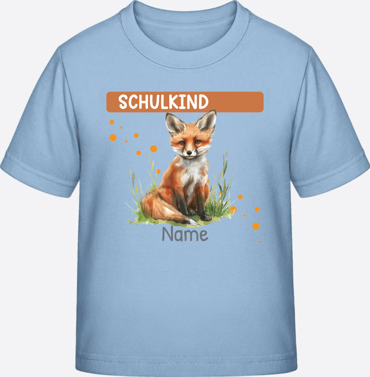 Einschulung T-Shirt mit Wunschnamen – Geschenk zum Schulstart - Blue Soul