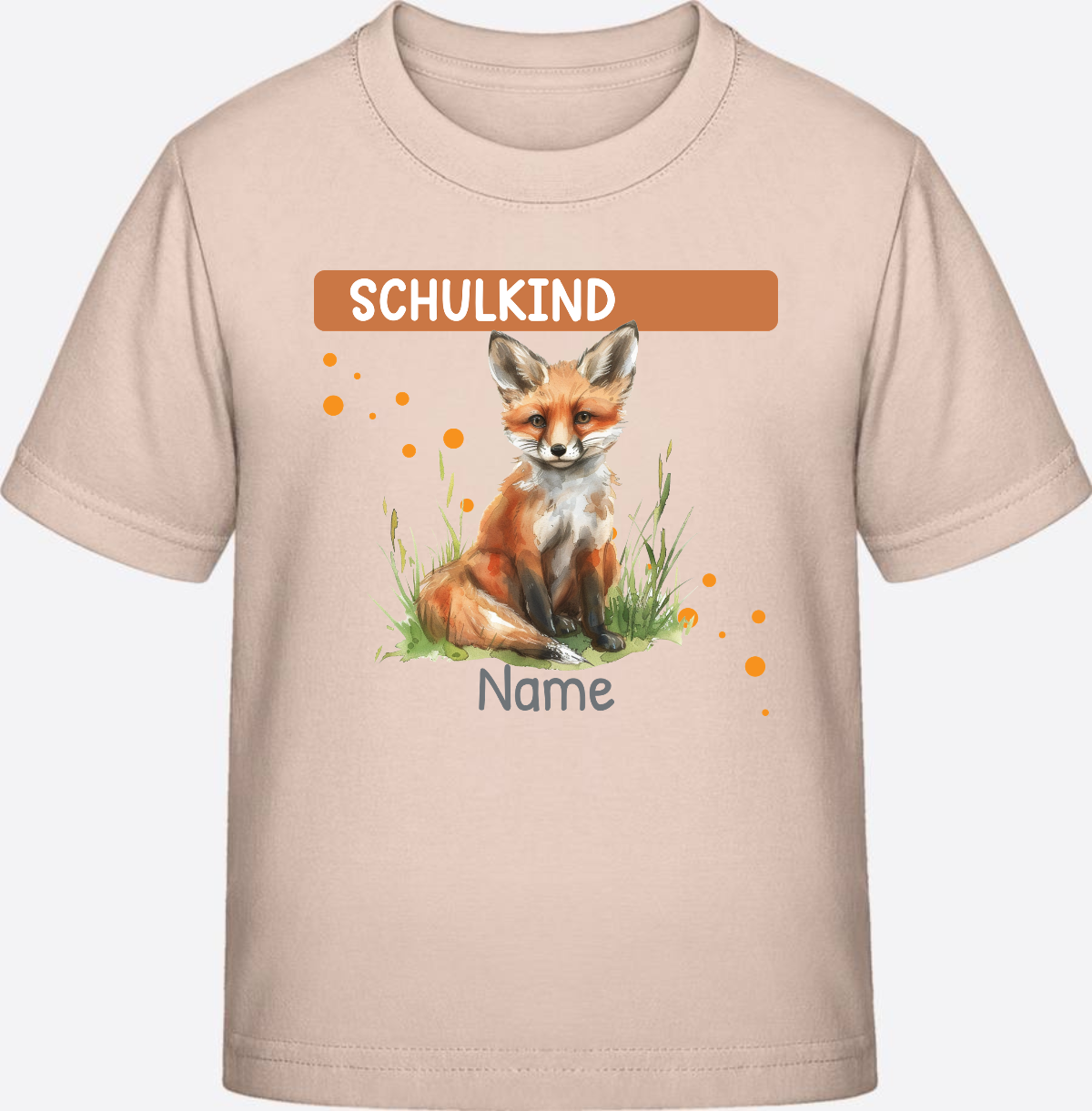Einschulung T-Shirt mit Wunschnamen – Geschenk zum Schulstart - Eco-Heather