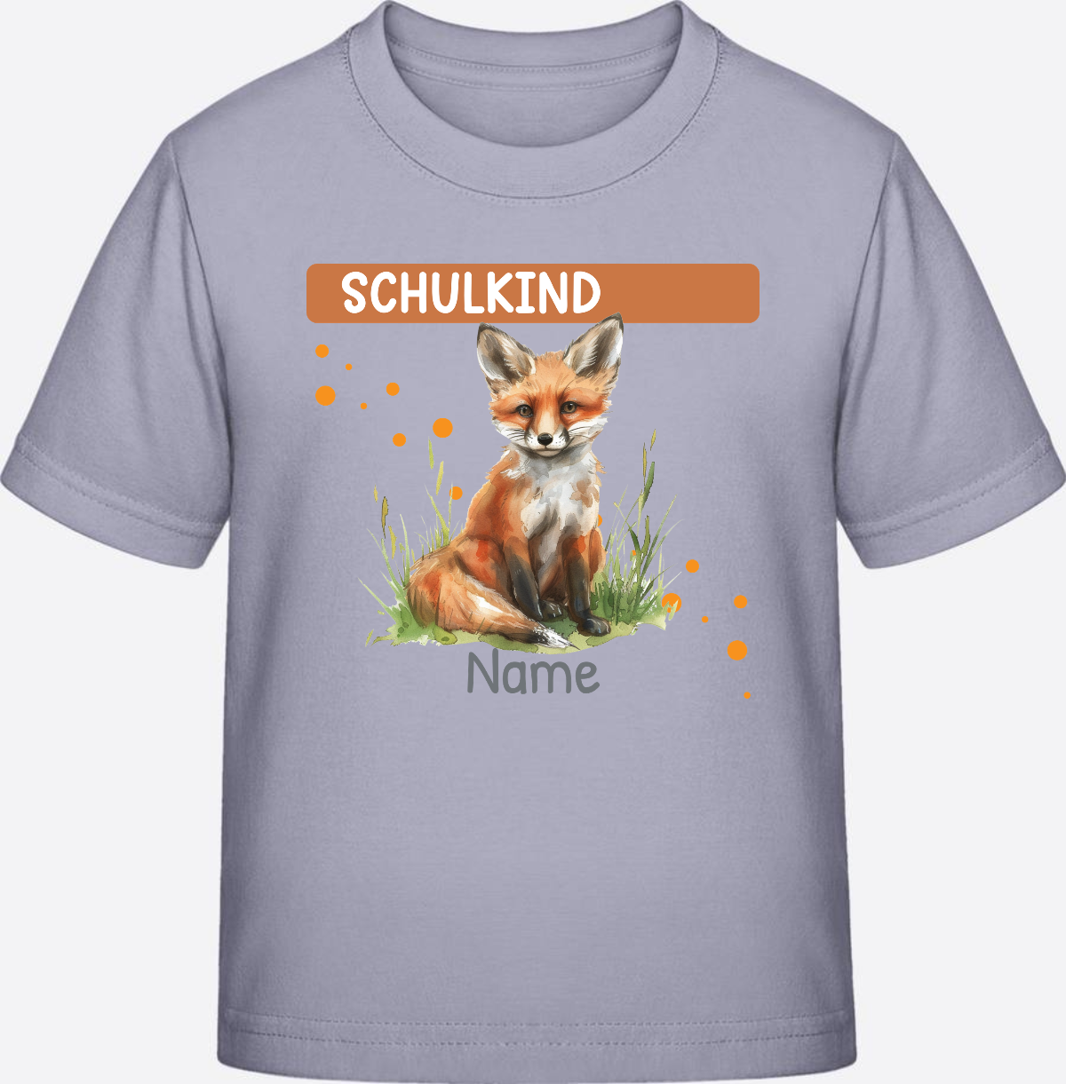 Einschulung T-Shirt mit Wunschnamen – Geschenk zum Schulstart - Lavender