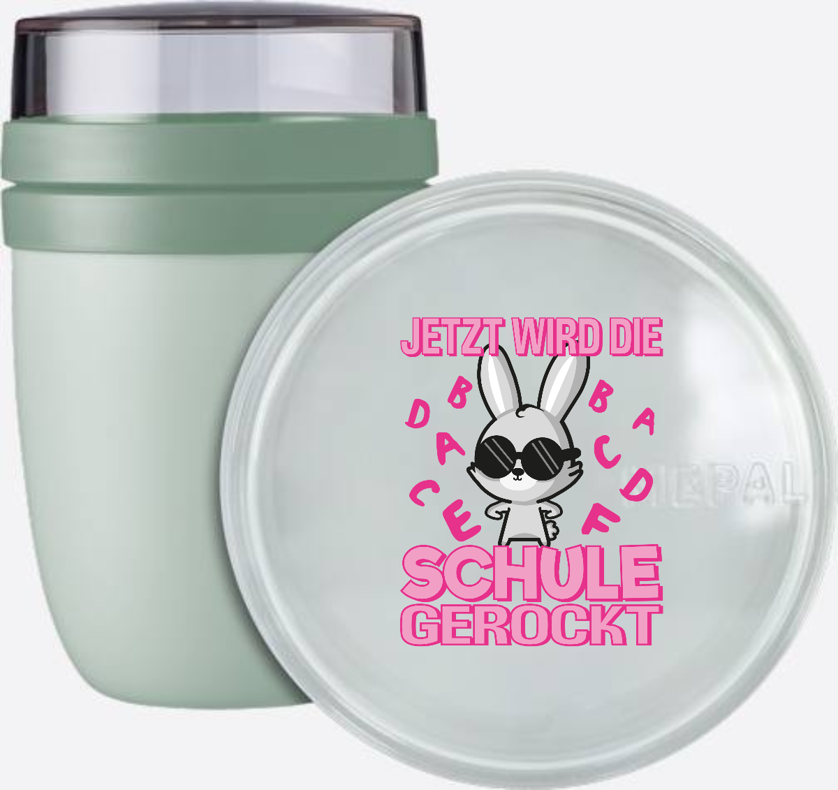 Einschulung Tasse – Schule gerockt Hase personalisiert - Nordic Sage