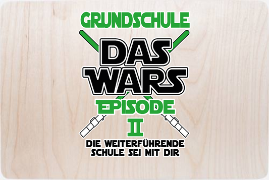 Erinnerungsbox Schulwechsel – Grundschule Das Wars Episode 2 - Holz