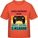 Kinder T-Shirt Einschulung Gamer – Level Complete Kita, Next Level 1. Klasse