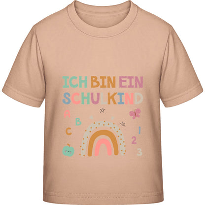 Kinder T-Shirt Einschulung Regenbogen – Ich bin ein Schulkind