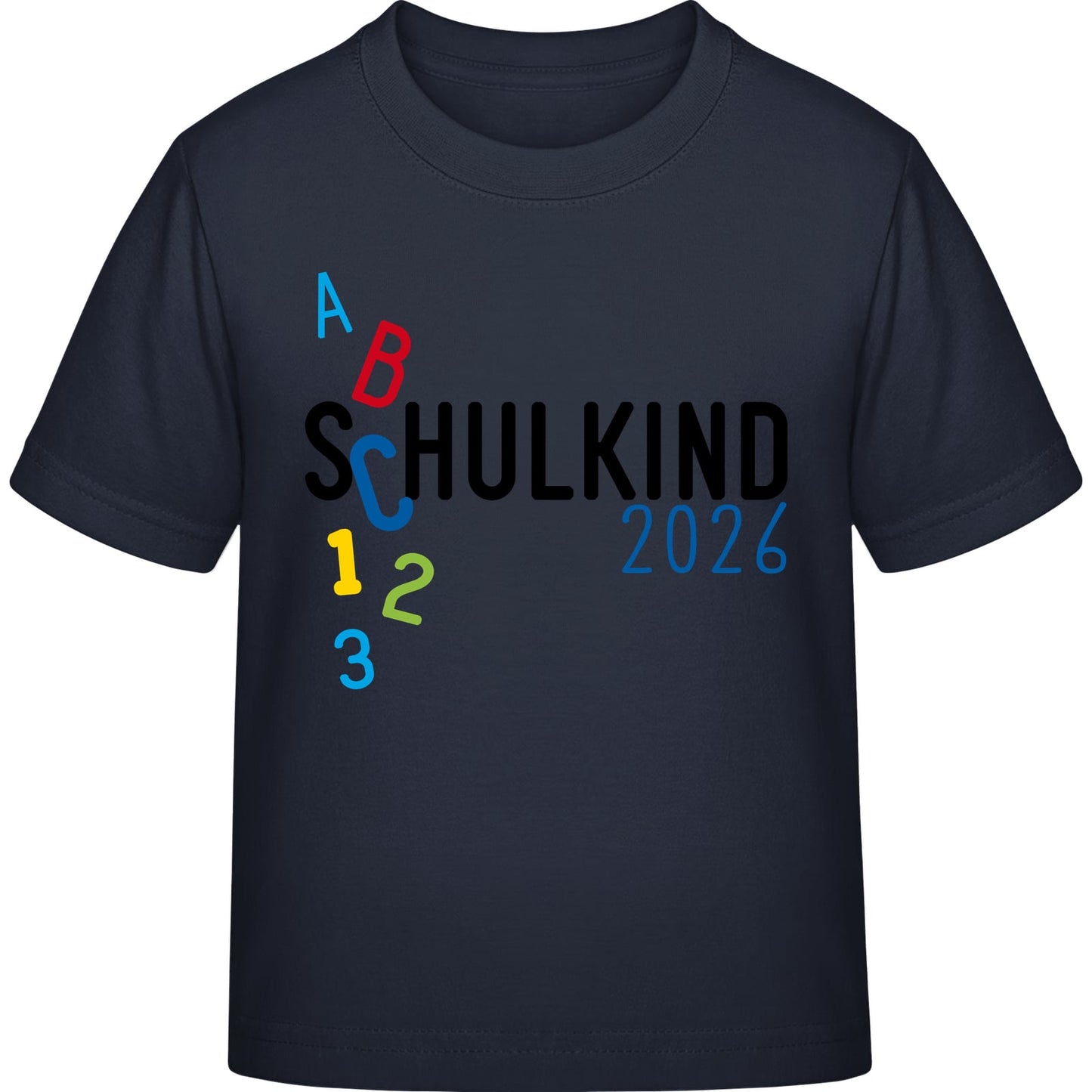 Kinder T-Shirt Einschulung ABC Schulkind 2026 – Schulstart-Geschenk