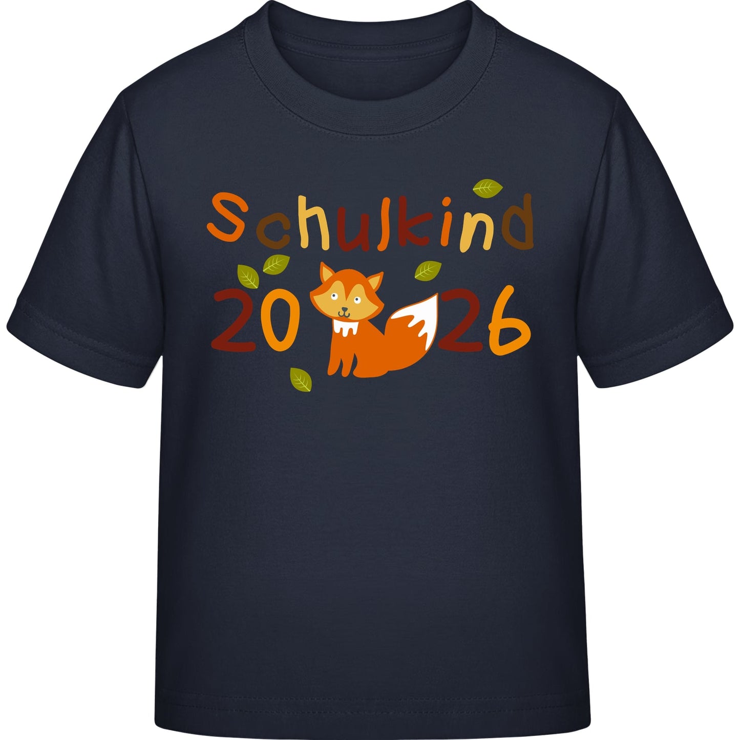 Kinder T-Shirt Einschulung Fuchs – Schulkind 2026