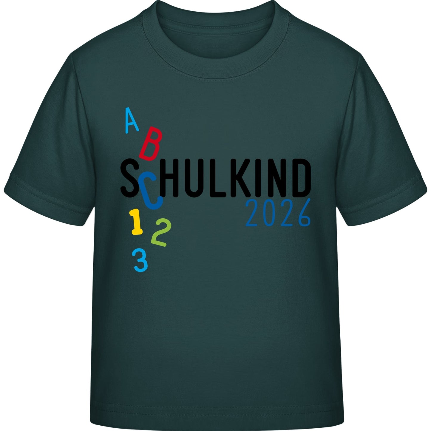 Kinder T-Shirt Einschulung ABC Schulkind 2026 – Schulstart-Geschenk
