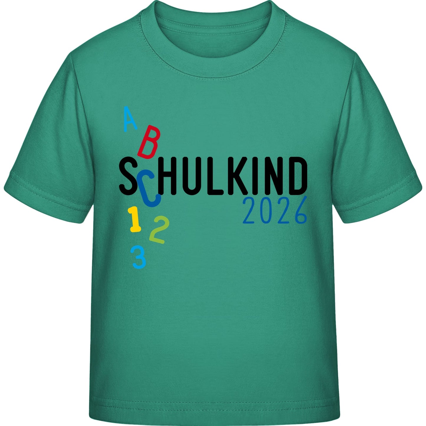 Kinder T-Shirt Einschulung ABC Schulkind 2026 – Schulstart-Geschenk