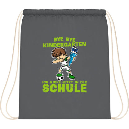 Turnbeutel Einschulung Fußball Junge – Bye Bye Kindergarten
