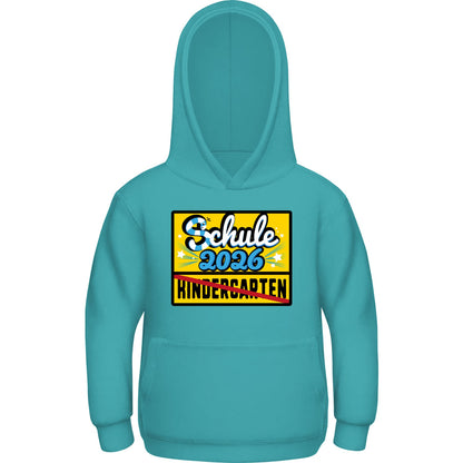 Kinder Hoodie Einschulung 2026 – Tschüss Kindergarten Motiv