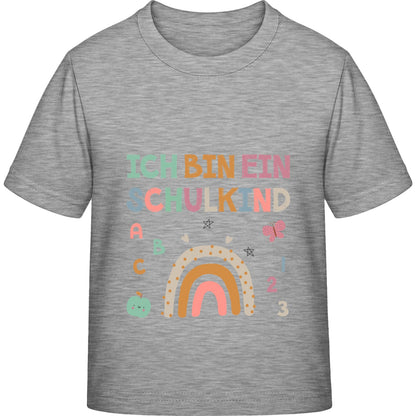 Kinder T-Shirt Einschulung Regenbogen – Ich bin ein Schulkind