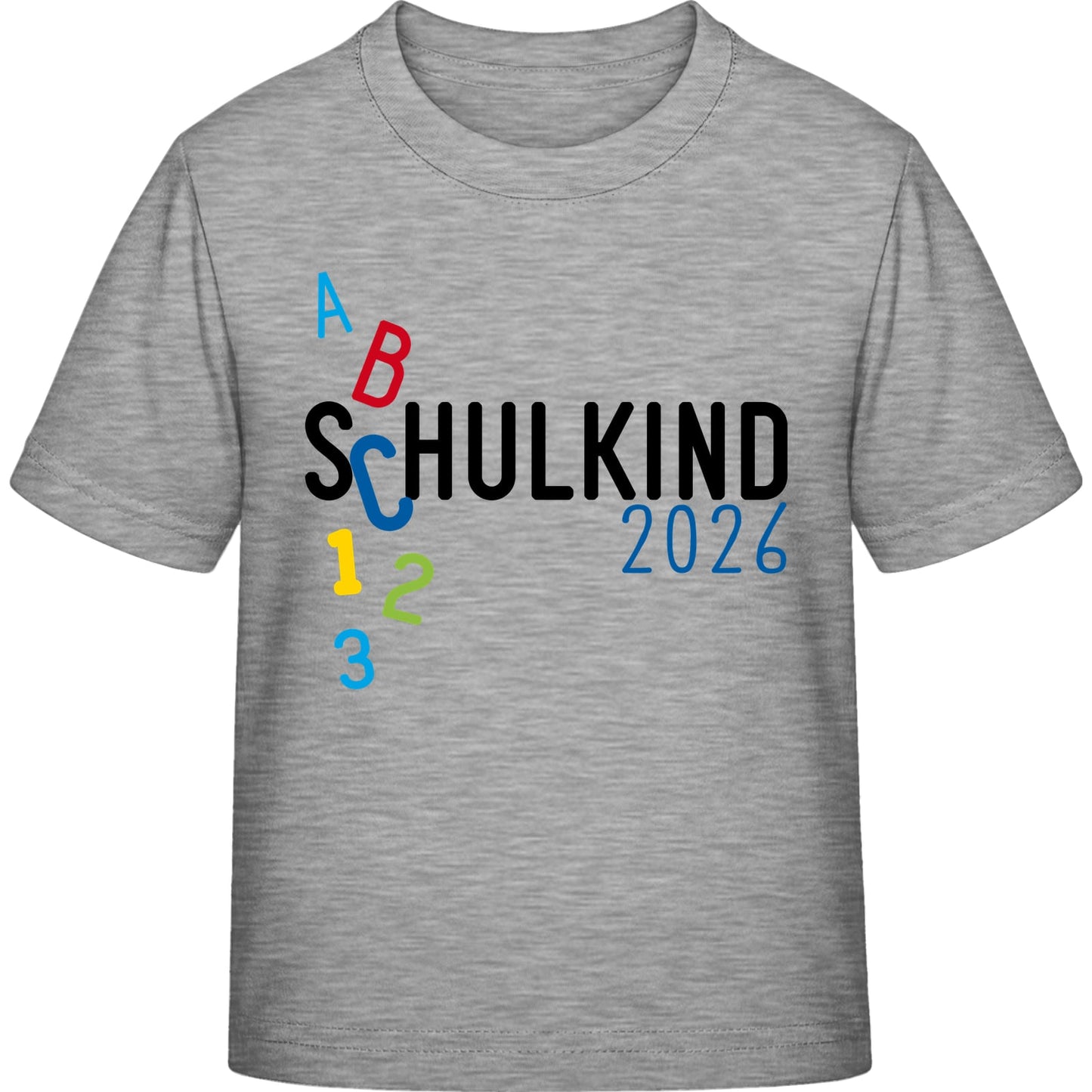 Kinder T-Shirt Einschulung ABC Schulkind 2026 – Schulstart-Geschenk