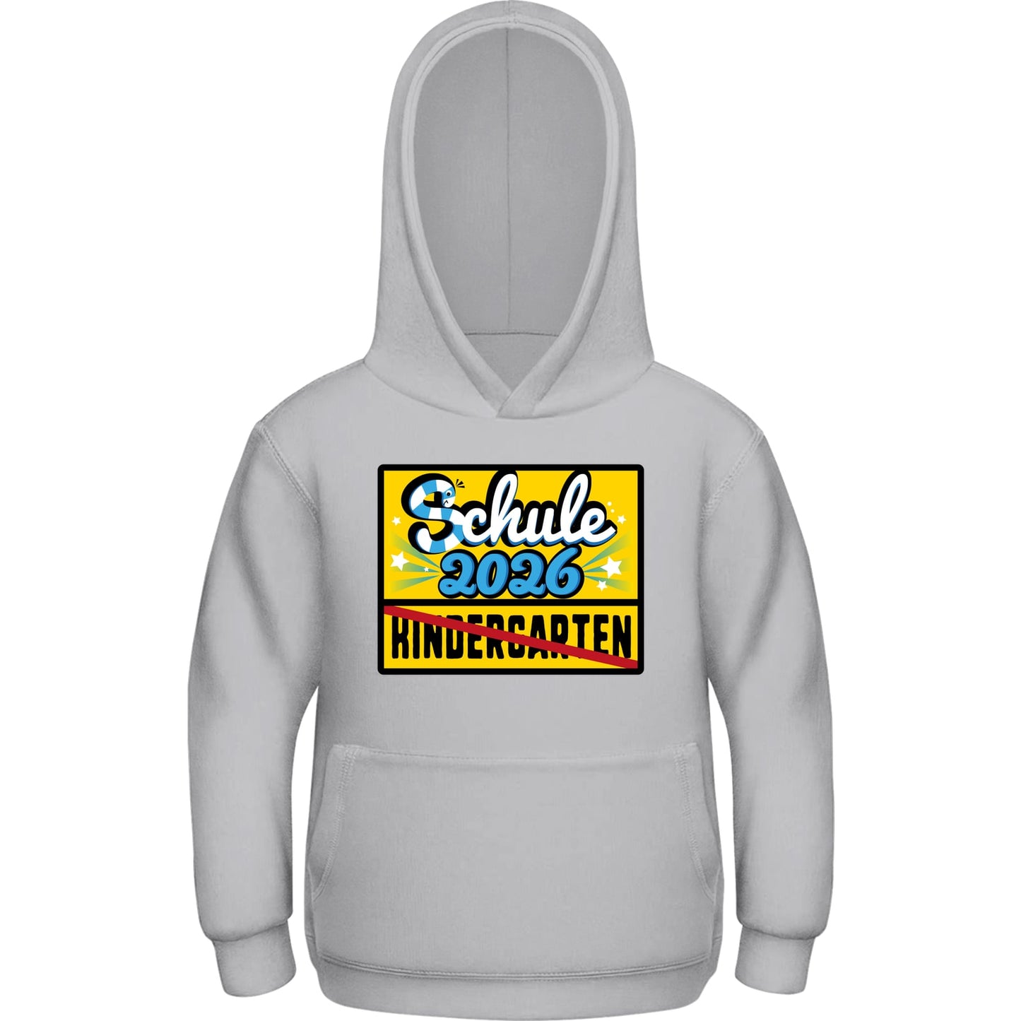 Kinder Hoodie Einschulung 2026 – Tschüss Kindergarten Motiv