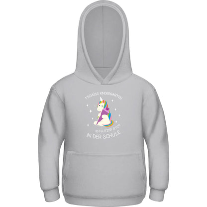 Kinder Hoodie Einschulung Einhorn – Tschüss Kindergarten