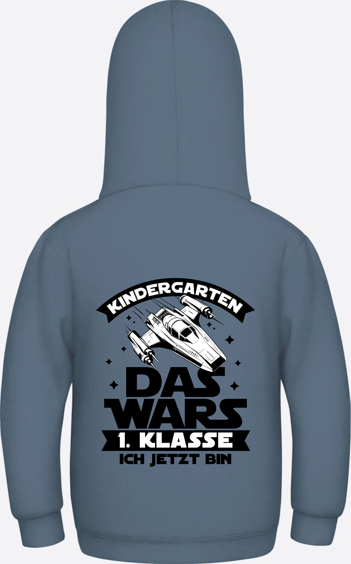 Hoodie Einschulung: Kindergarten Das wars – 1. Klasse - Airforce Blue