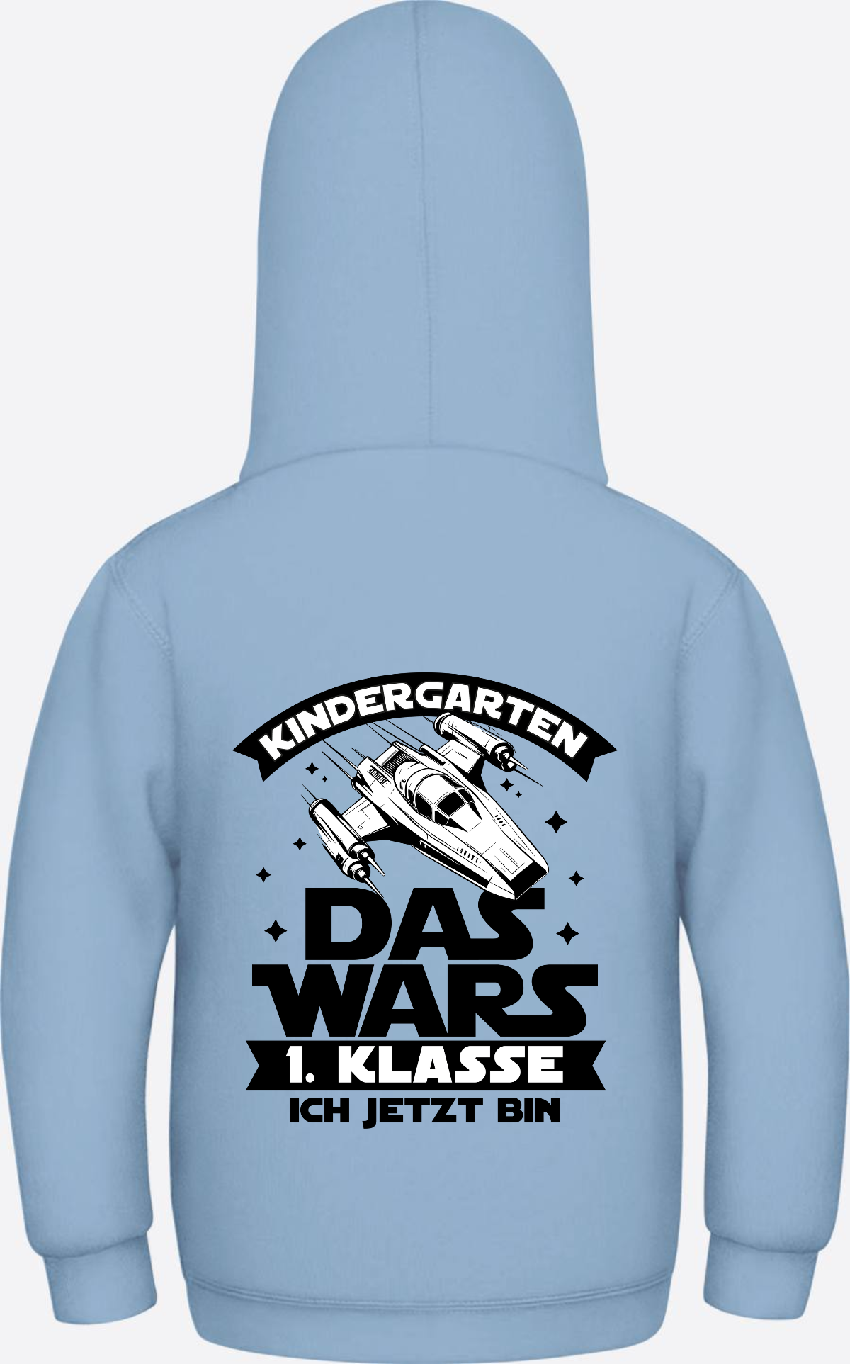 Hoodie Einschulung: Kindergarten Das wars – 1. Klasse - Sky Blue