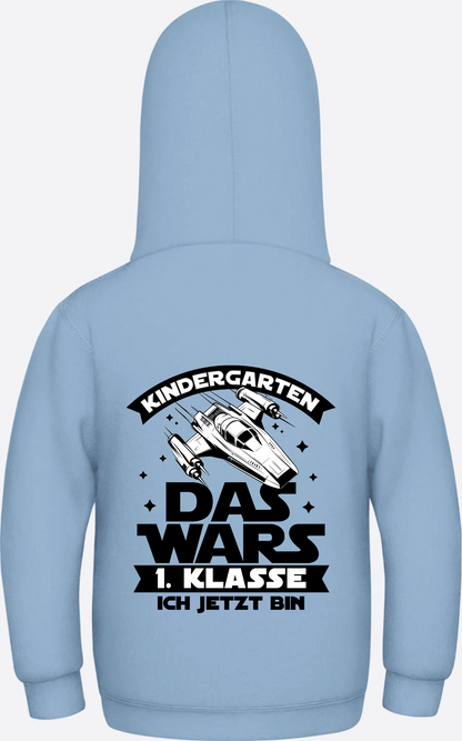 Hoodie Einschulung: Kindergarten Das wars – 1. Klasse - Sky Blue