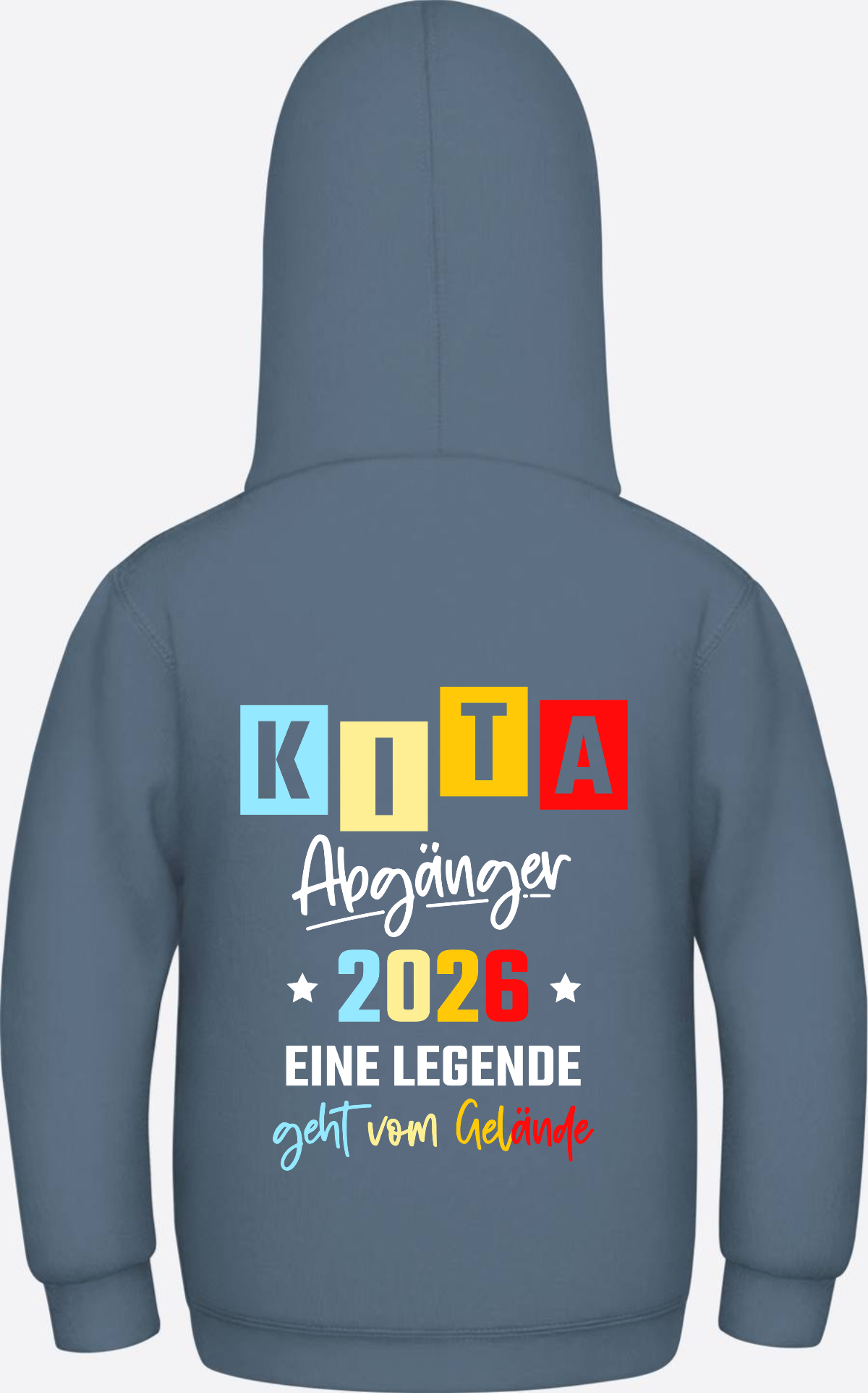Hoodie Kita Abgänger 2026 - Eine Legende | Personalisiert - Airforce Blue