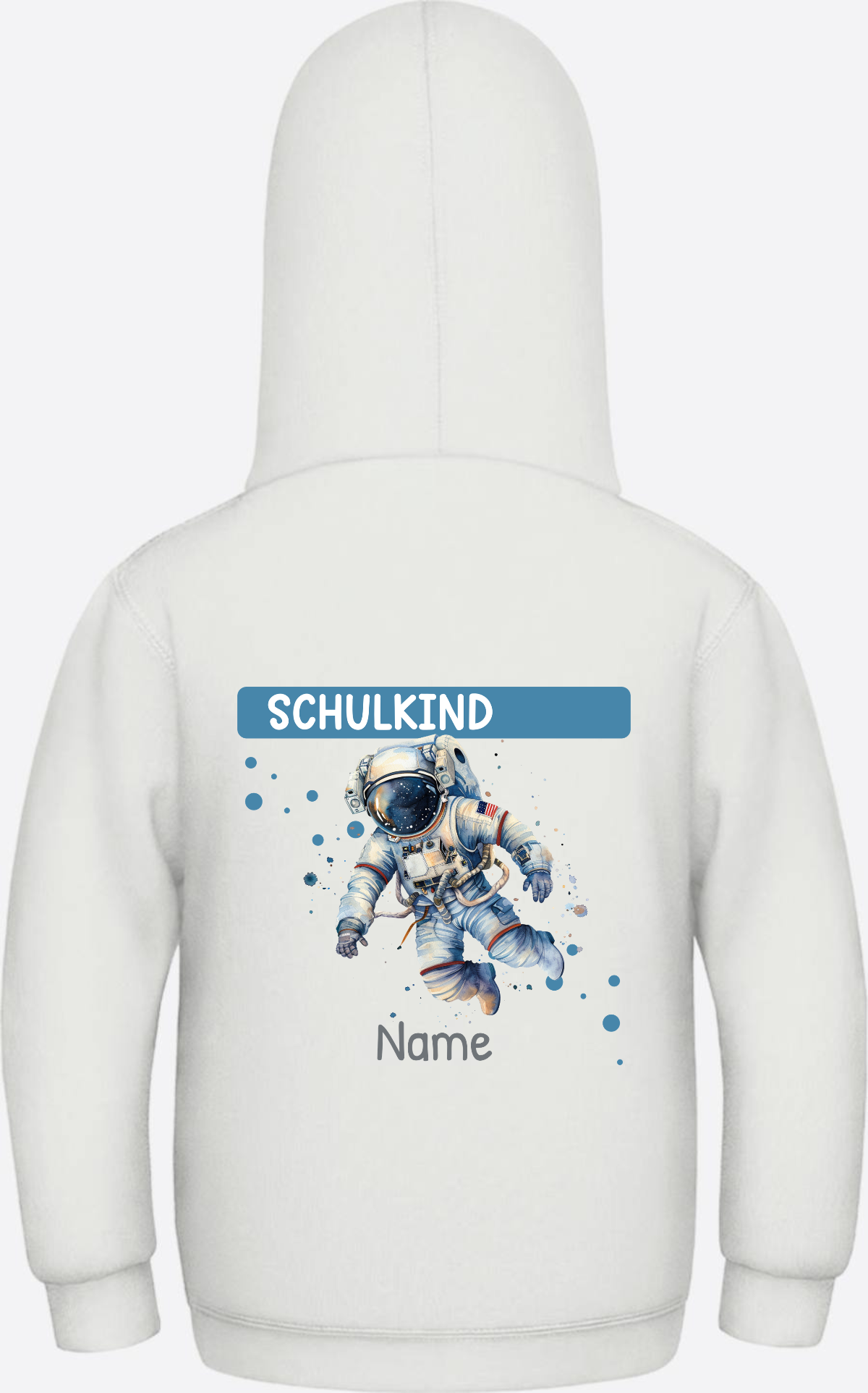 Hoodie zur Einschulung – Personalisiertes Geschenk mit Namen - Ash