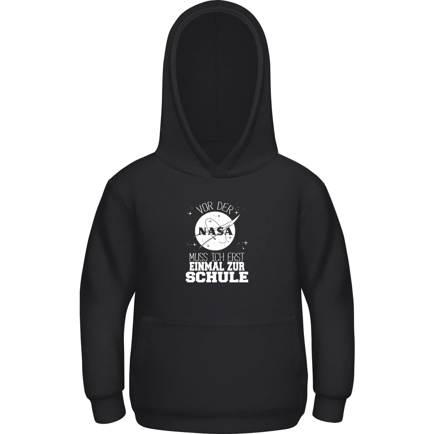 Kinder Hoodie Einschulung NASA Weltraum – Vor der NASA erst zur Schule