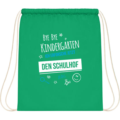 Turnbeutel Einschulung Bye Bye Kindergarten Schulhof