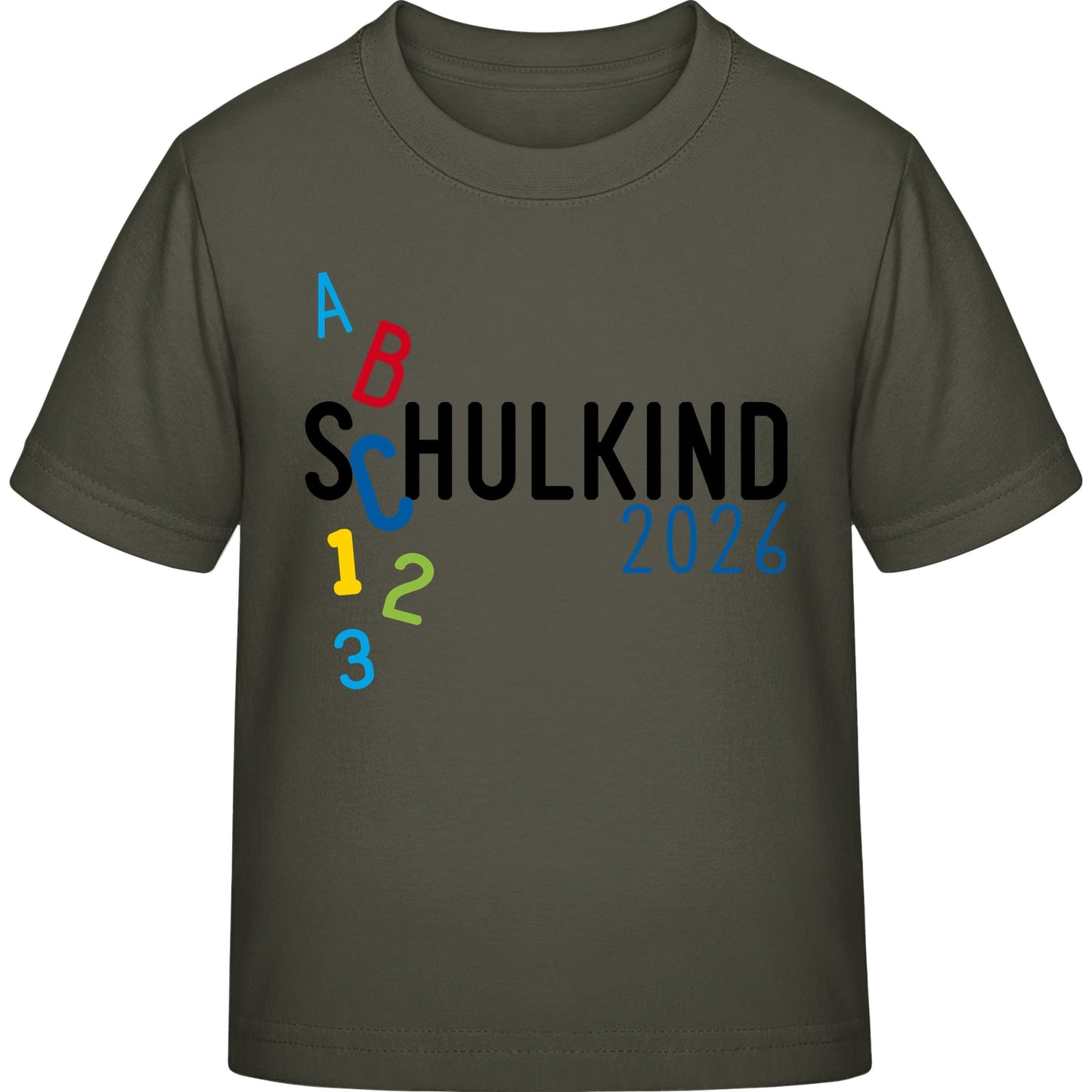 Kinder T-Shirt Einschulung ABC Schulkind 2026 – Schulstart-Geschenk