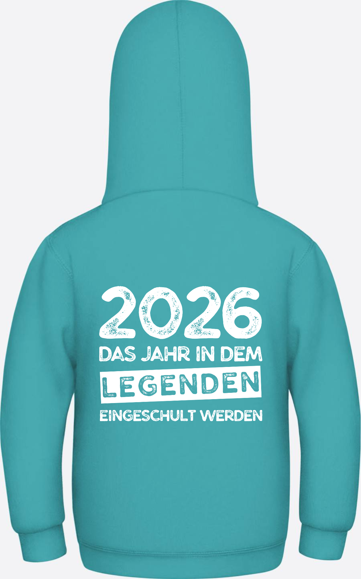 Kinder Hoodie Einschulung 2026 – Legenden werden eingeschult - Hawaiian Blue