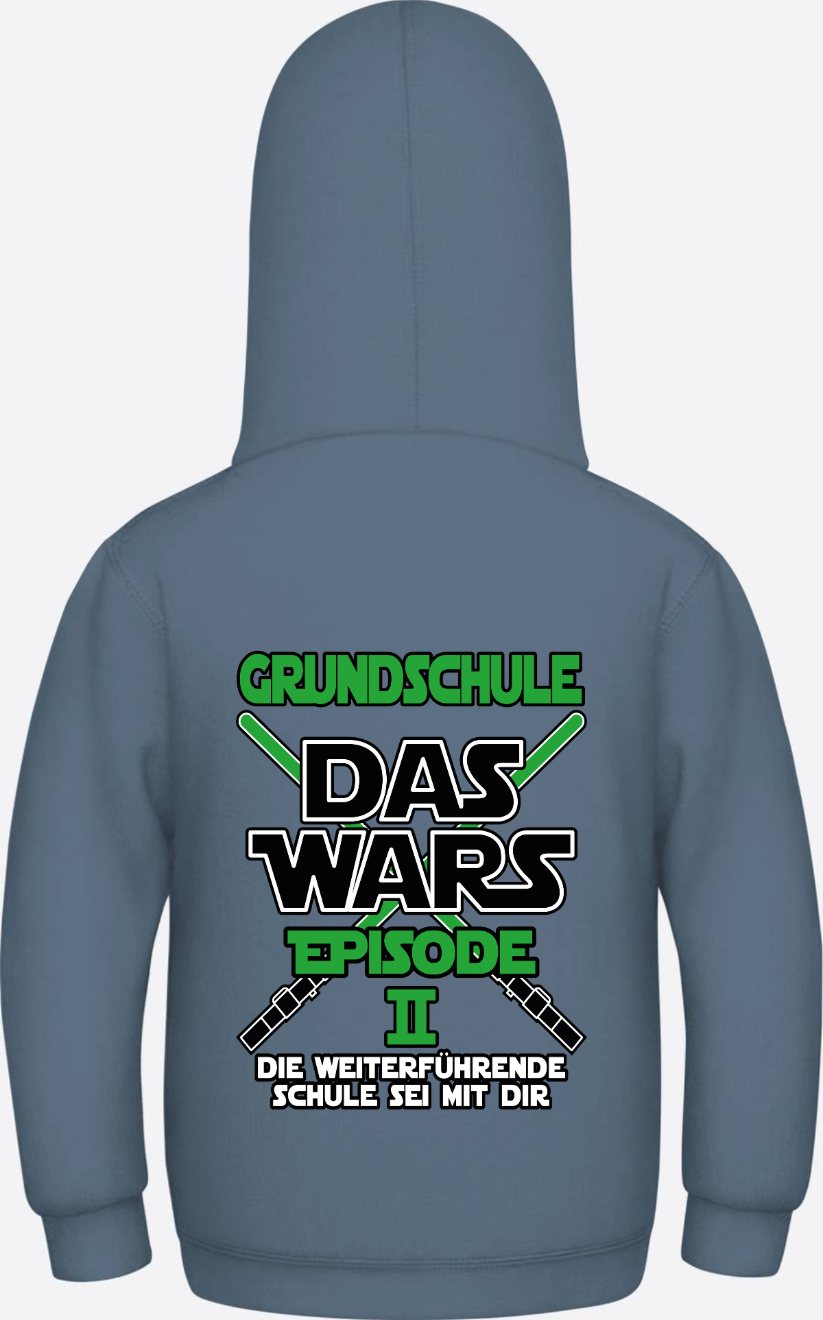 Kinder Hoodie Grundschule Das Wars Episode 2 – Personalisiert - Airforce Blue