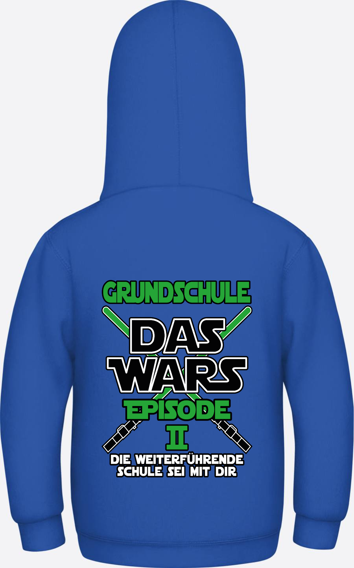 Kinder Hoodie Grundschule Das Wars Episode 2 – Personalisiert - Royal Blue
