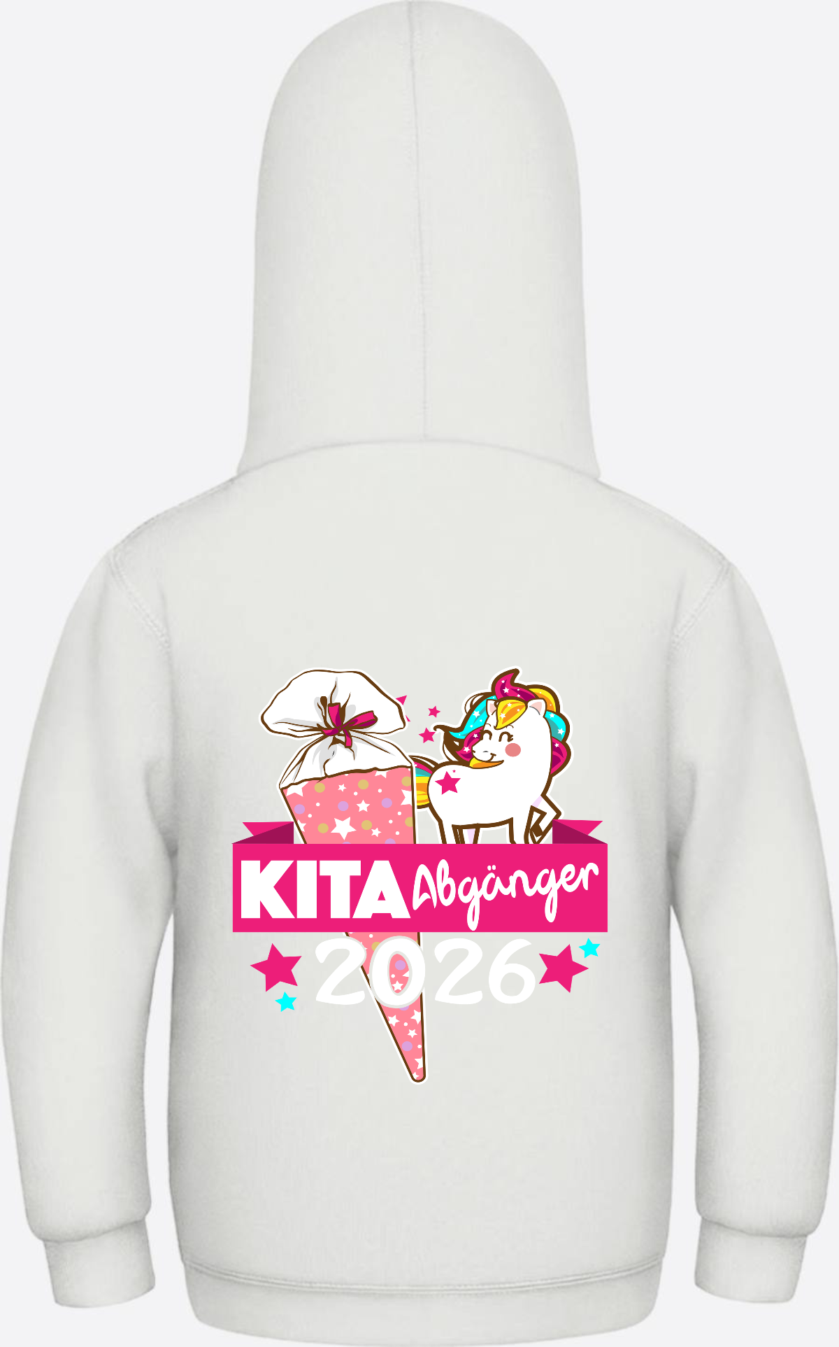 Kinder Hoodie Kita Abgänger 2026 – Personalisiert mit Name - Ash