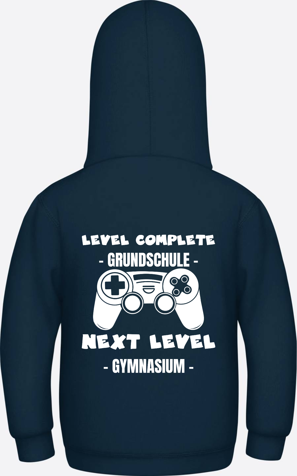 Kinder Hoodie Next Level Gymnasium – Personalisiert mit Name - New French Navy