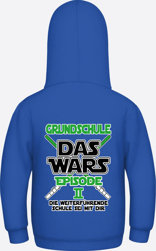 Kinder Hoodie Schulwechsel - Grundschule Das Wars Episode 2 - Royal Blue
