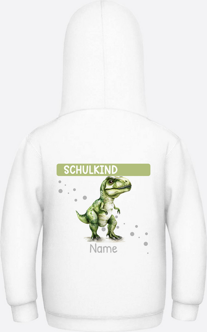 Kinder Hoodie zur Einschulung – Personalisiert mit Name - Arctic White