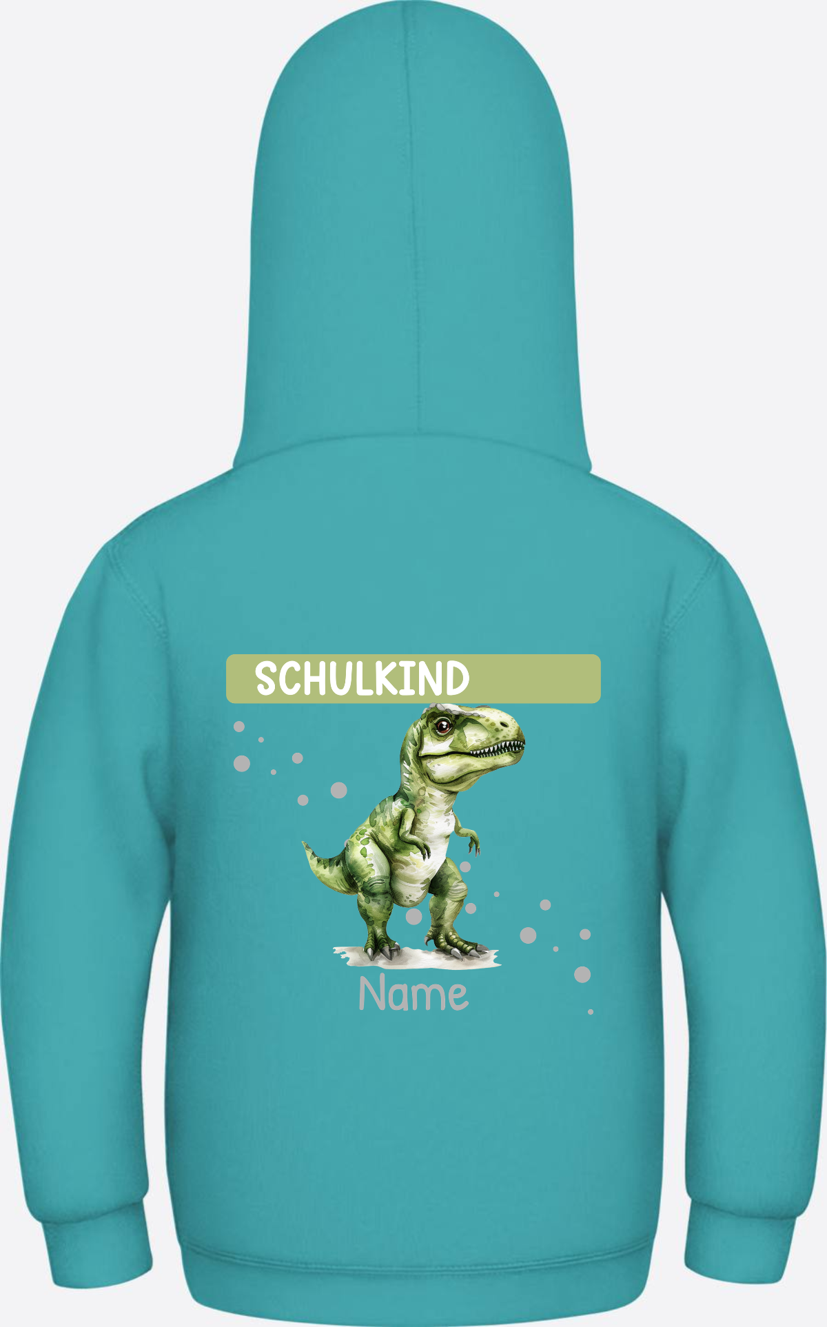 Kinder Hoodie zur Einschulung – Personalisiert mit Name - Hawaiian Blue