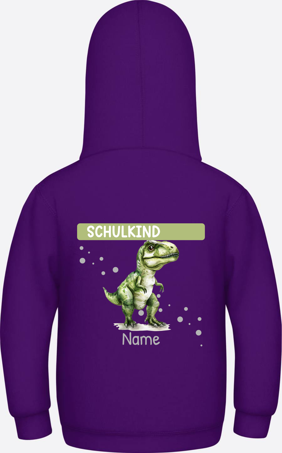 Kinder Hoodie zur Einschulung – Personalisiert mit Name - Purple
