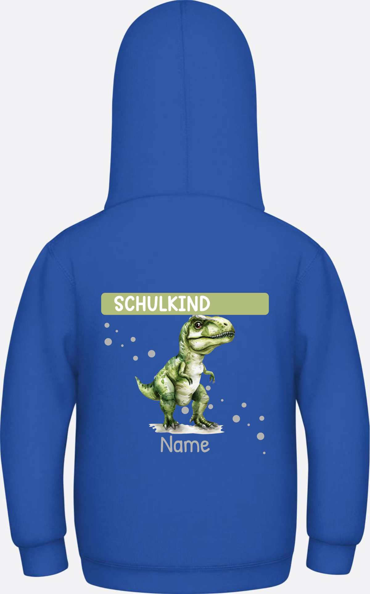 Kinder Hoodie zur Einschulung – Personalisiert mit Name - Royal Blue