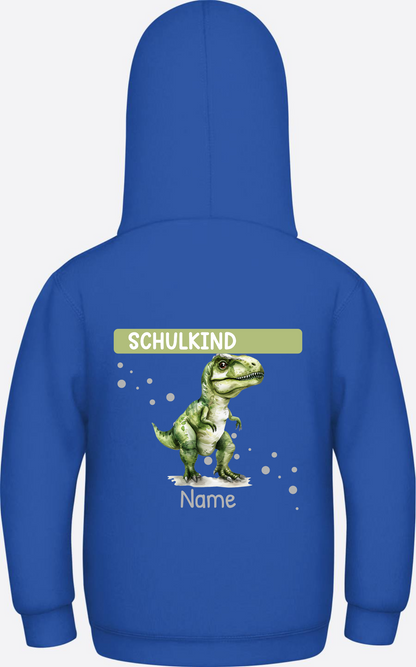 Kinder Hoodie zur Einschulung – Personalisiert mit Name - Royal Blue
