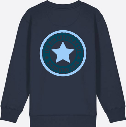 Kinder Sweatshirt Ich bin erstklassig – Schulkind 2026 - French Navy