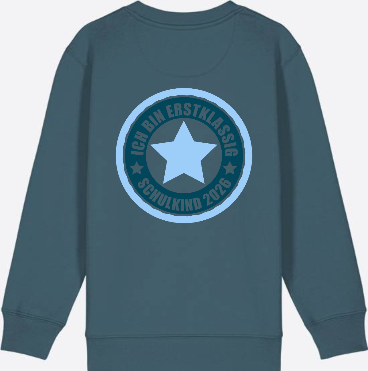 Kinder Sweatshirt Ich bin erstklassig – Schulkind 2026 - Stargazer