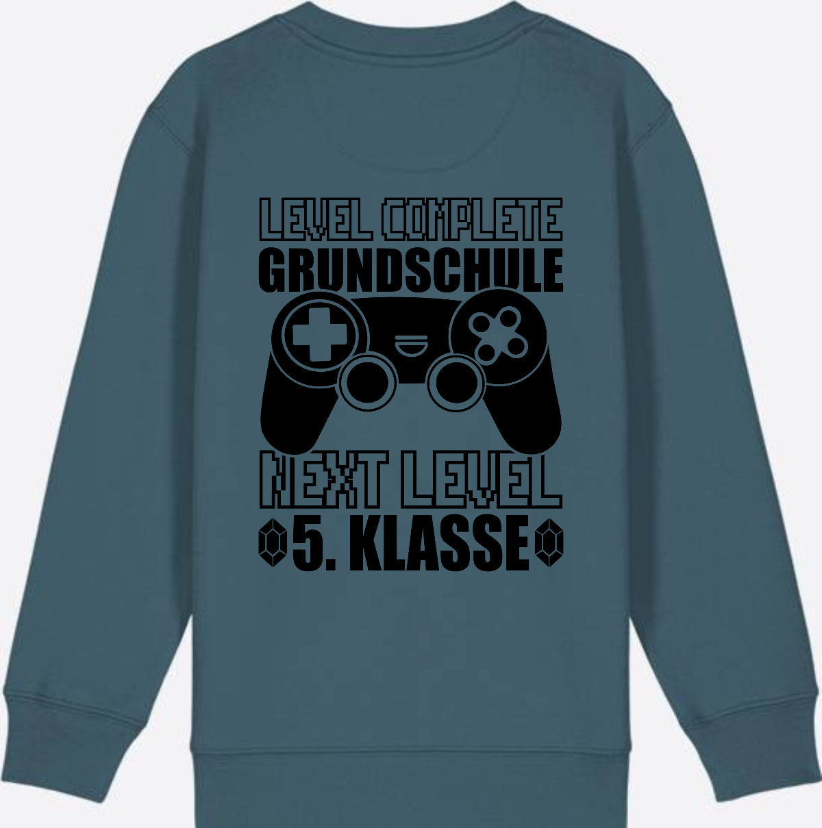 Kinder Sweatshirt Level Complete – Next Level 5. Klasse - Stargazer